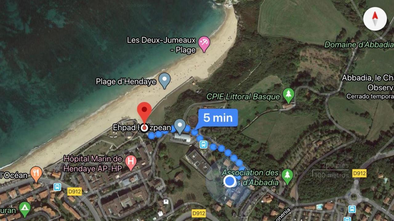 Kukulumera Beach-Plage-Playa Apartment Hendaye Luaran gambar